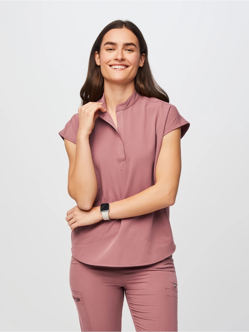 FIGS Mauve Medium Matching Scrub Set